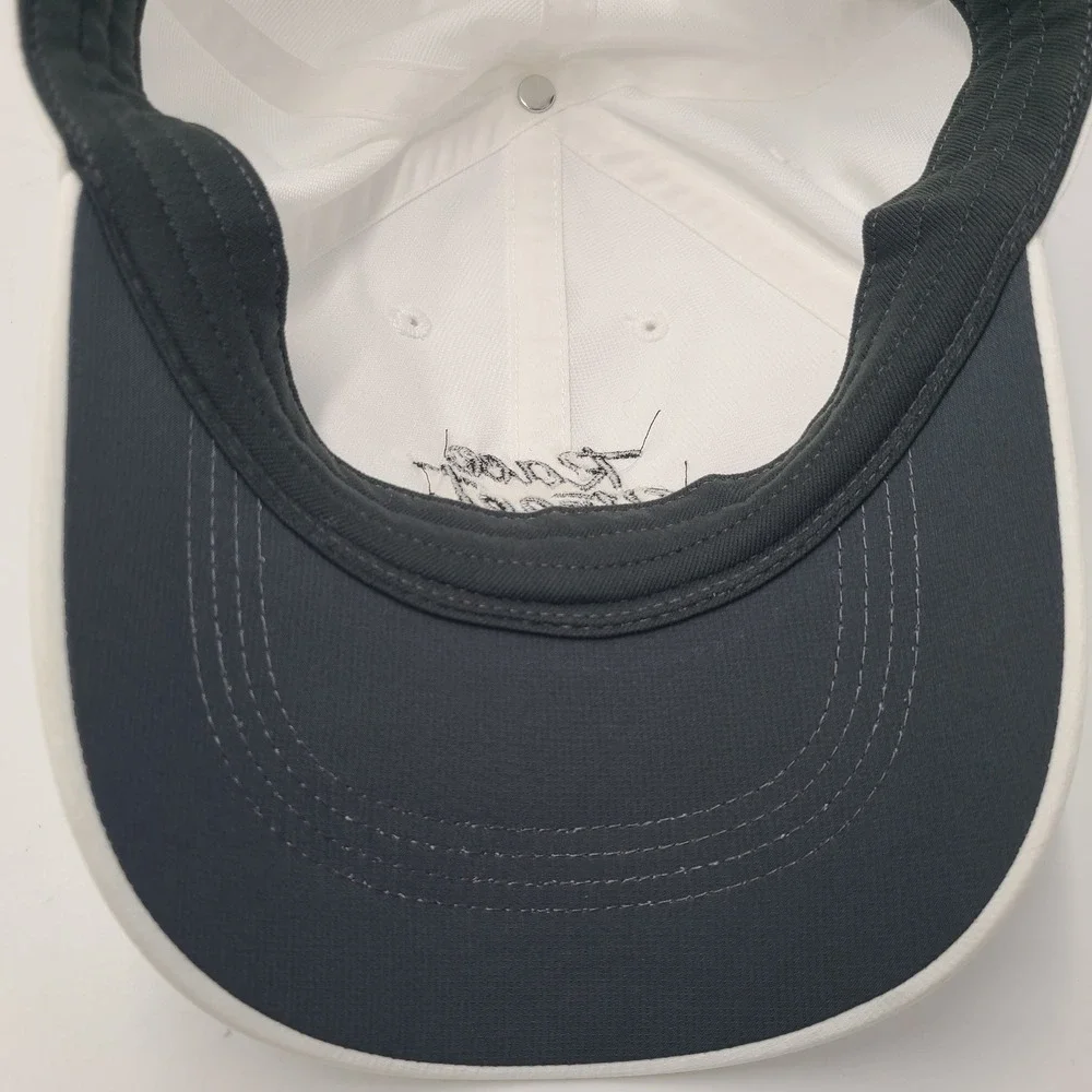 Nike Hat Adjustable White Black Race Street Legacy91 Dri-Fit‎ Golf Casual Men